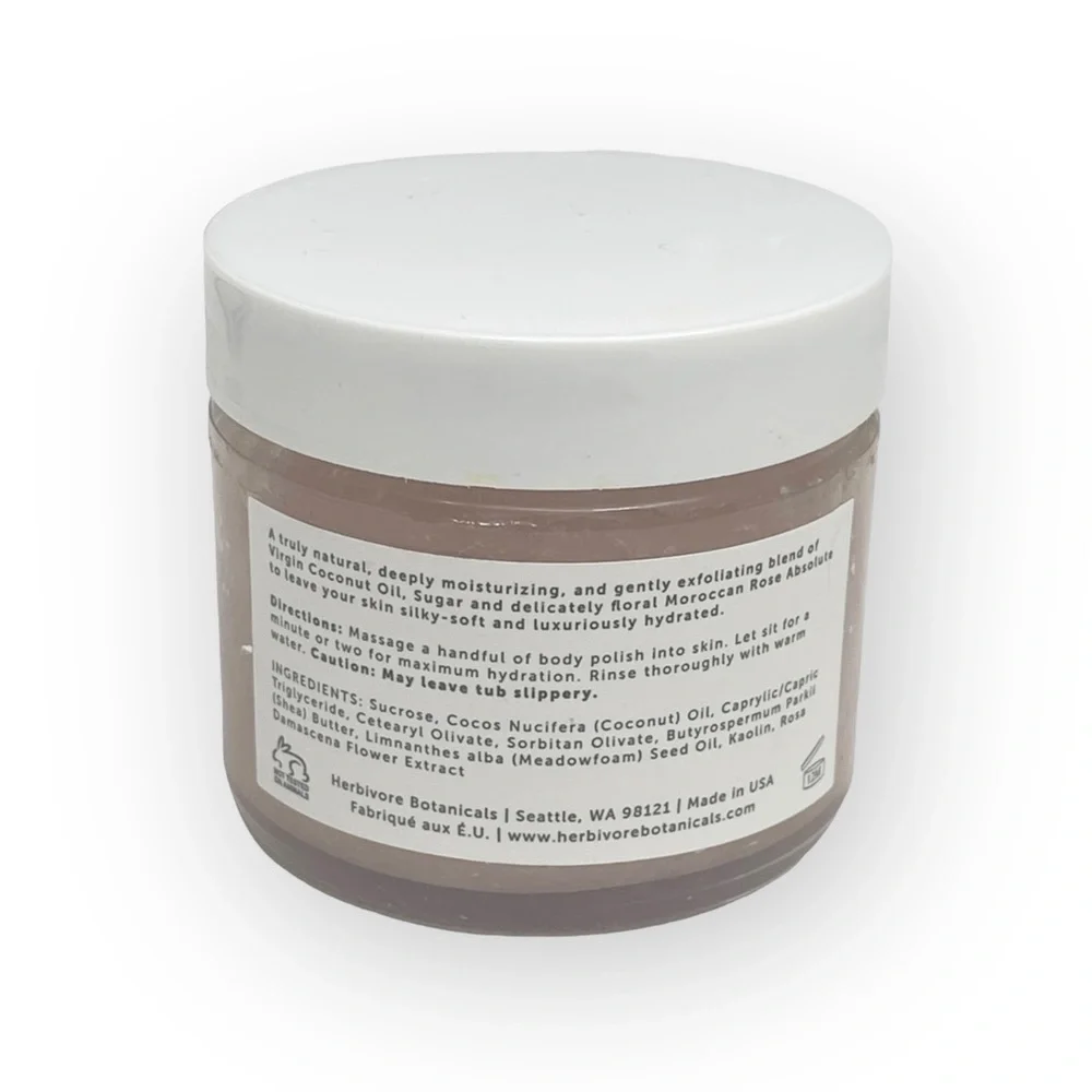 new Herbivore Botanicals ✿ Coco Rose Exfoliating Body Scrub ✿ Luxury Travel ✿